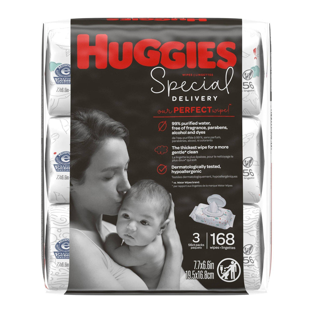 Huggies Special Delivery Hypoallergenic Unscented Baby Wipes