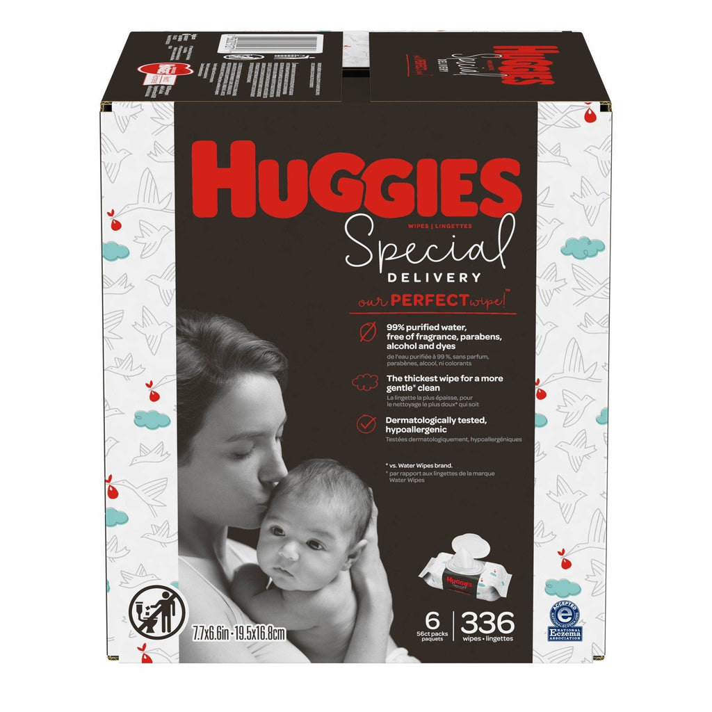 Huggies Special Delivery Hypoallergenic Unscented Baby Wipes