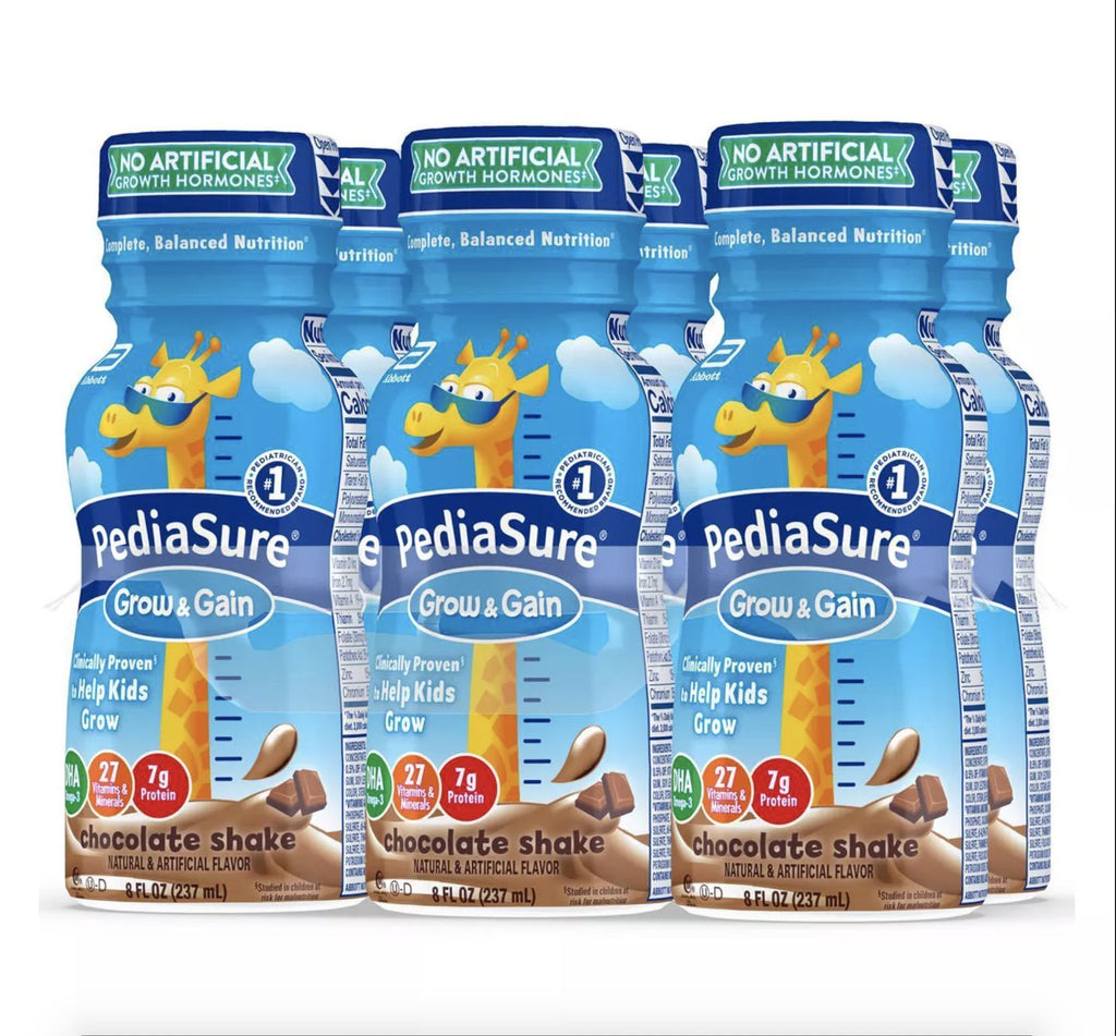 PediaSure Grow & Gain Kids’ Nutritional Shake Chocolate - 6 ct/48 fl oz