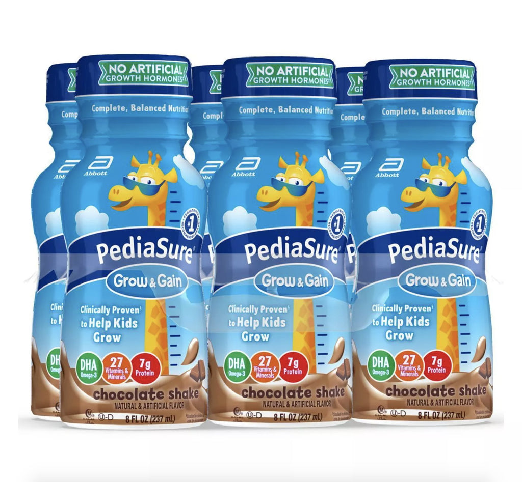 PediaSure Grow & Gain Kids’ Nutritional Shake Chocolate - 6 ct/48 fl oz