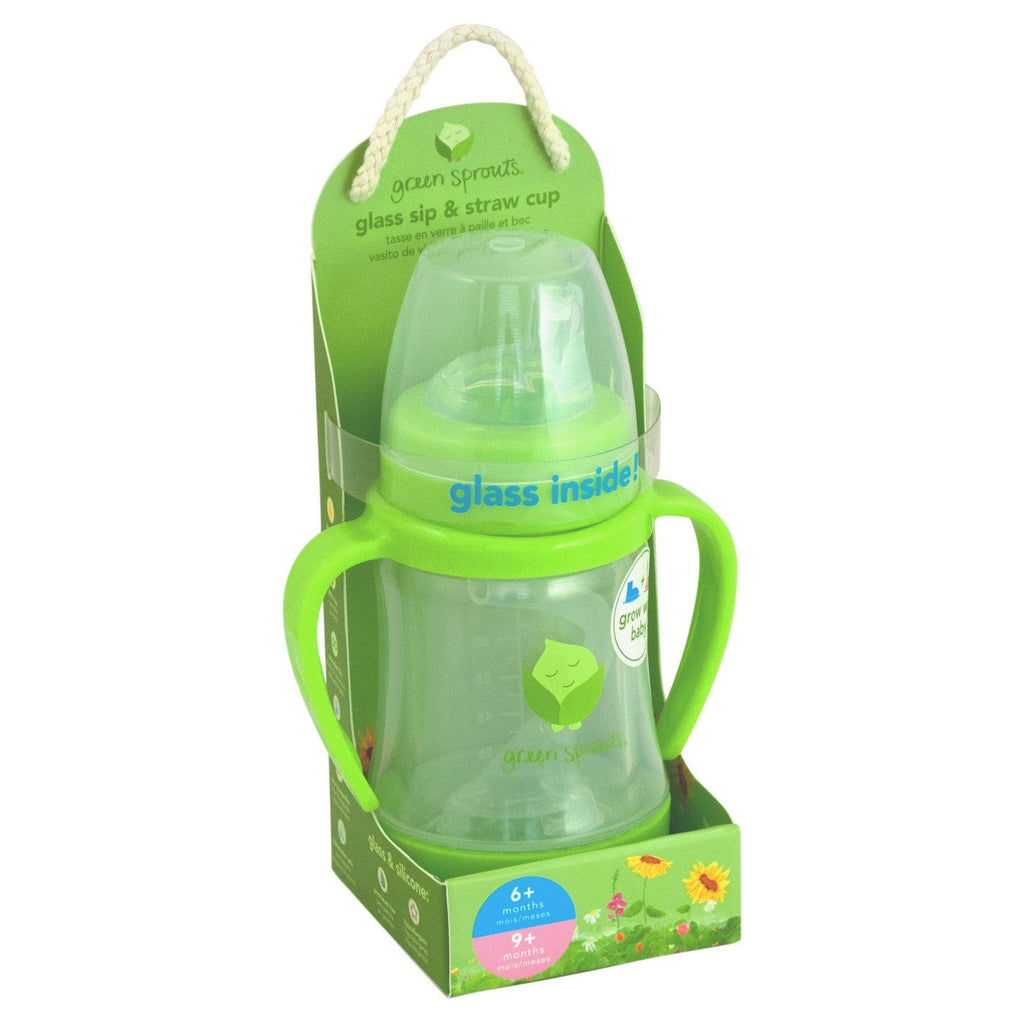 Green Sprouts® Glass Sip & Straw Cup