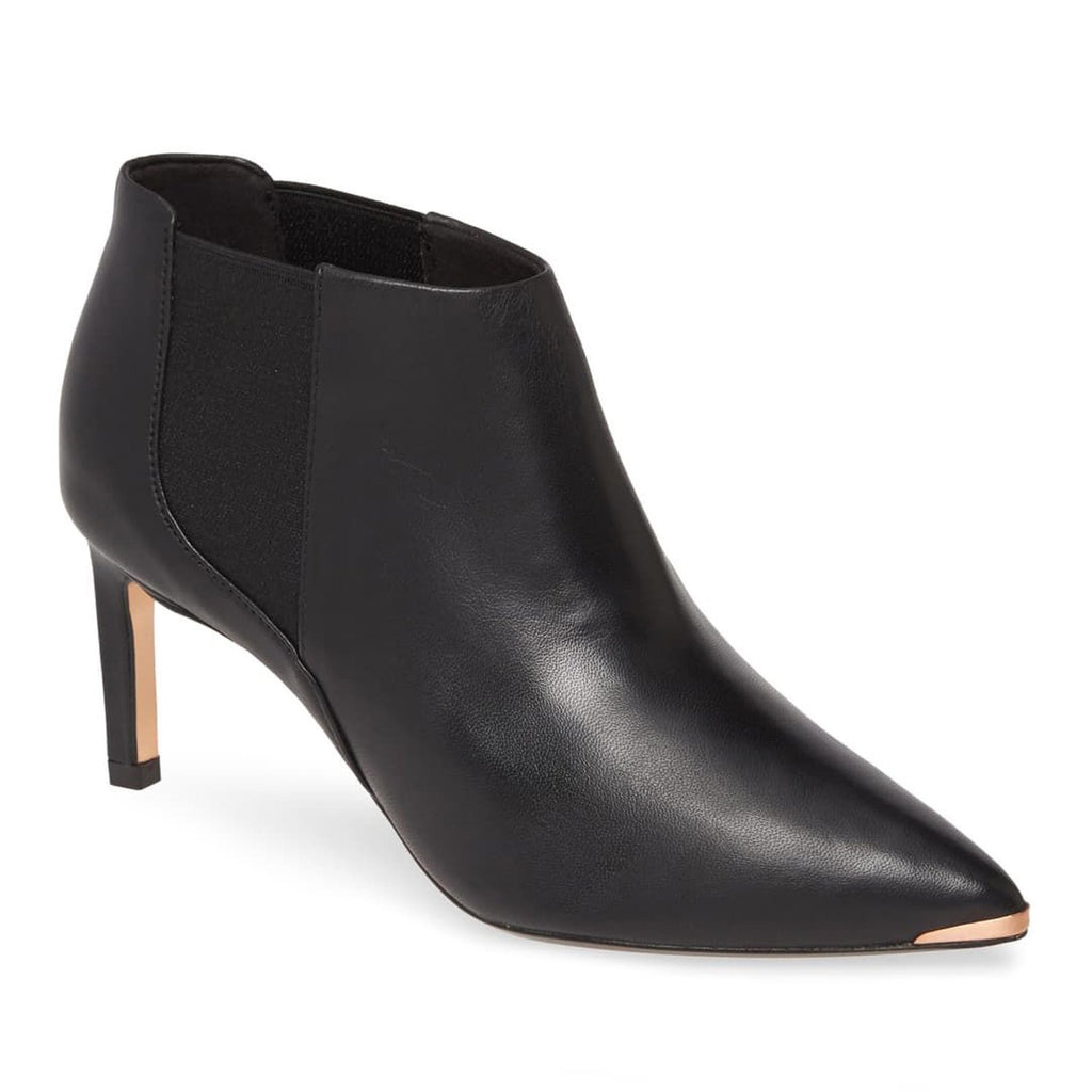 Ted Baker London Leather Point Toe Bootie