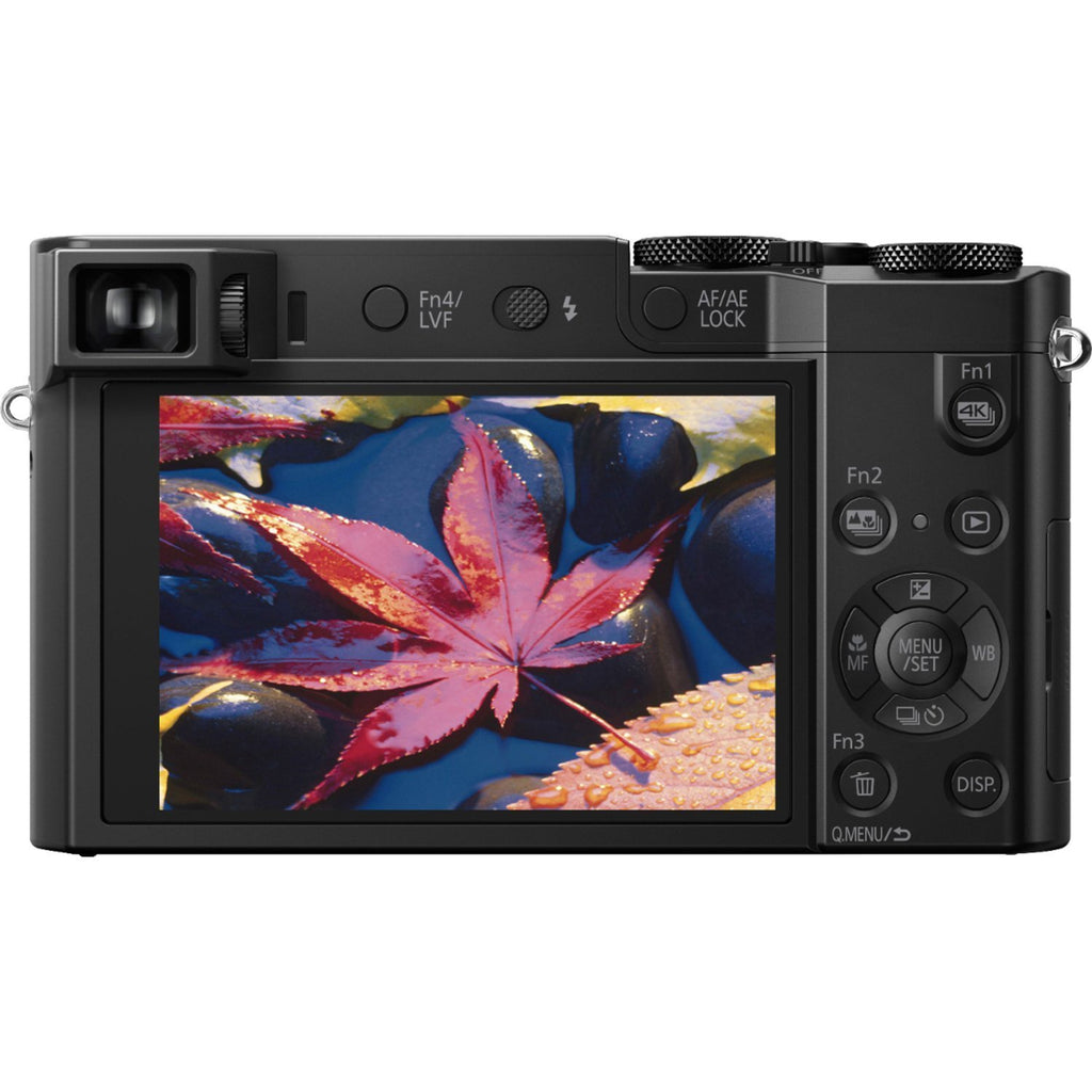 Panasonic - LUMIX ZS100 1-inch 20.1-Megapixel Sensor Point and Shoot Digital Camera with LEICA DC 10X Lens - Black