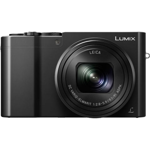 Panasonic - LUMIX ZS100 1-inch 20.1-Megapixel Sensor Point and Shoot Digital Camera with LEICA DC 10X Lens - Black