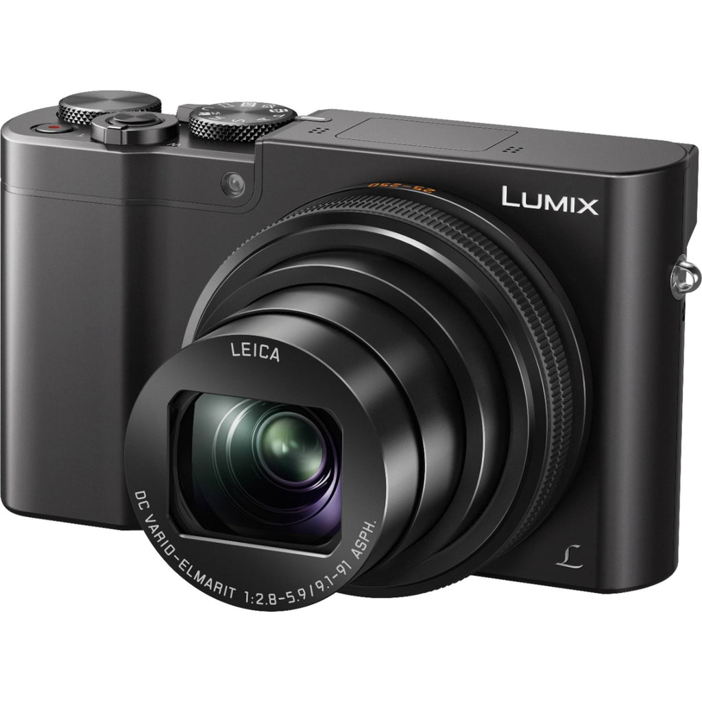 Panasonic - LUMIX ZS100 1-inch 20.1-Megapixel Sensor Point and Shoot Digital Camera with LEICA DC 10X Lens - Black