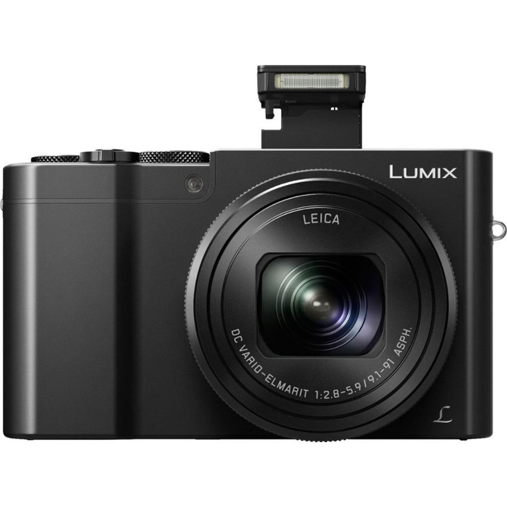 Panasonic - LUMIX ZS100 1-inch 20.1-Megapixel Sensor Point and Shoot Digital Camera with LEICA DC 10X Lens - Black