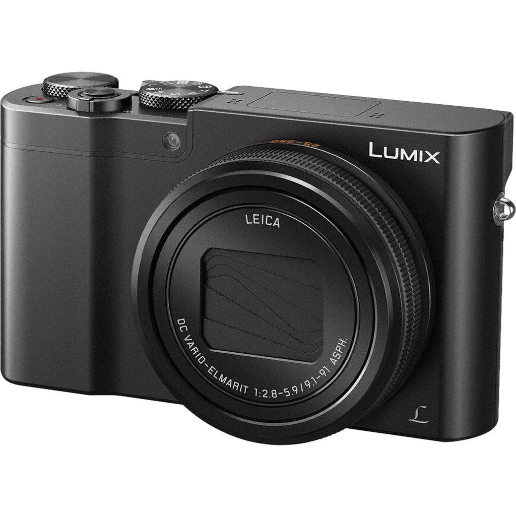 Panasonic - LUMIX ZS100 1-inch 20.1-Megapixel Sensor Point and Shoot Digital Camera with LEICA DC 10X Lens - Black