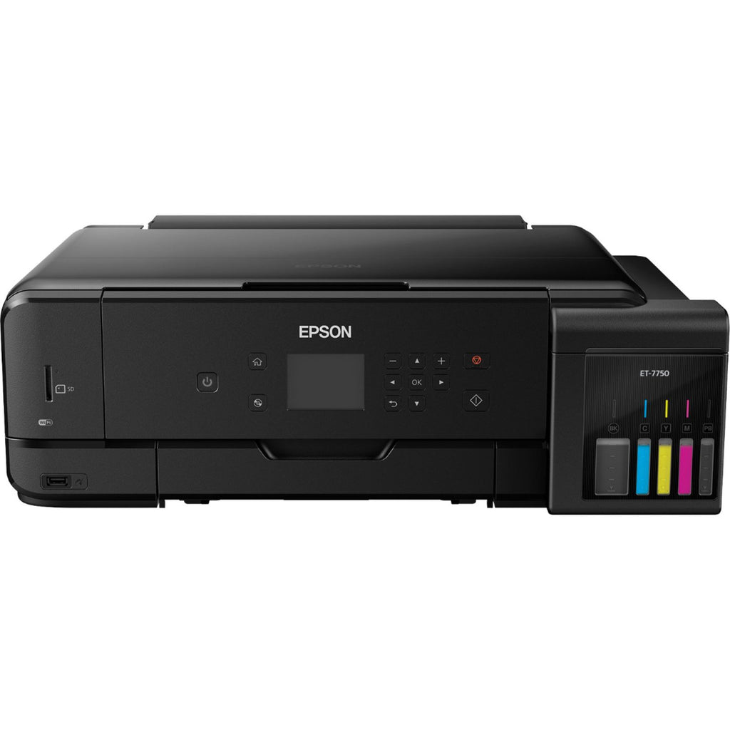 Epson - Expression Premium EcoTank ET-7750 Wireless All-in-One Inkjet Printer - Black