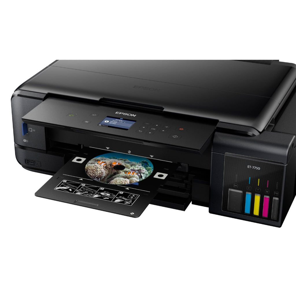 Epson - Expression Premium EcoTank ET-7750 Wireless All-in-One Inkjet Printer - Black