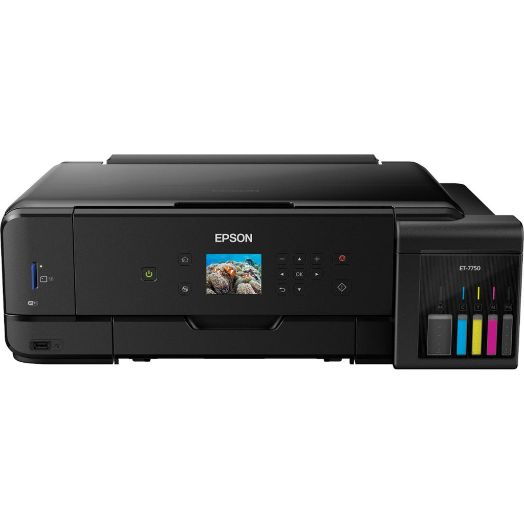 Epson - Expression Premium EcoTank ET-7750 Wireless All-in-One Inkjet Printer - Black