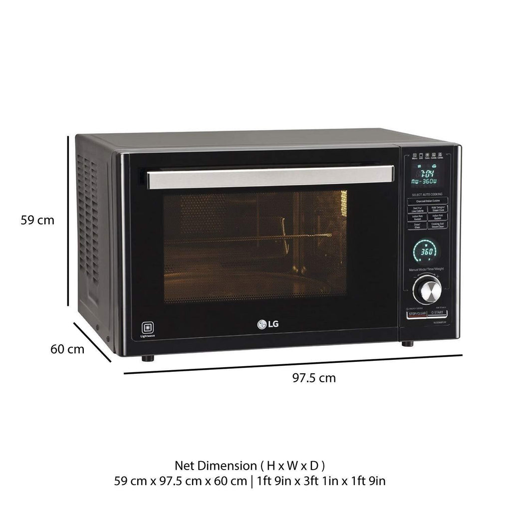 LG 32 L Convection Microwave Oven (MJ3286BFUM, Black)