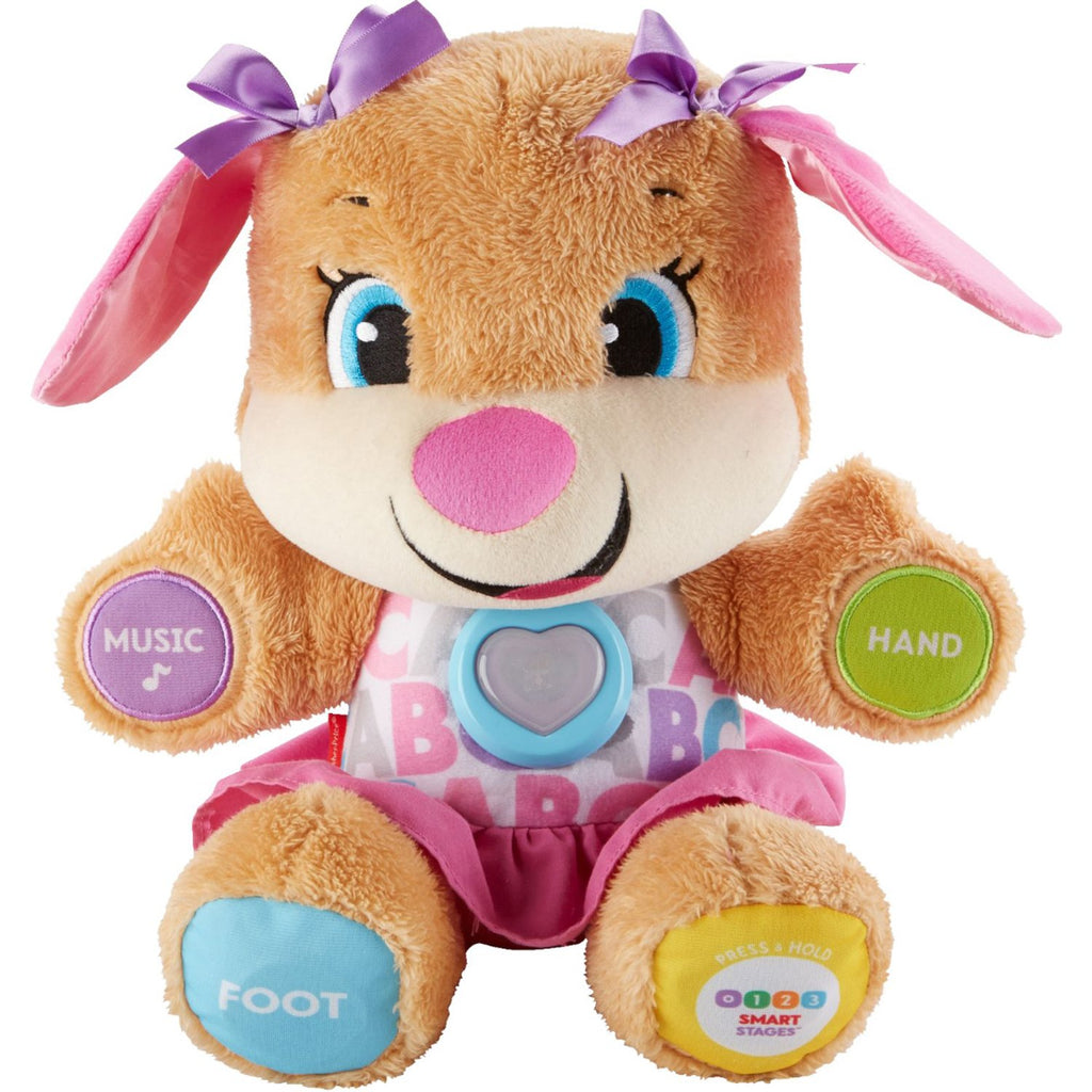 Fisher-Price - Laugh & Learn Smart Stages Sis Plush Toy - Brown