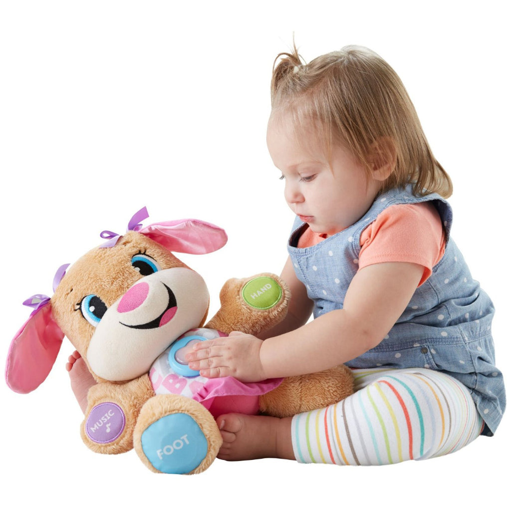 Fisher-Price - Laugh & Learn Smart Stages Sis Plush Toy - Brown