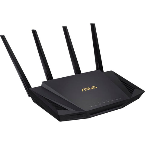 ASUS - Wireless-AX3000 Dual-Band Wi-Fi Router - Black