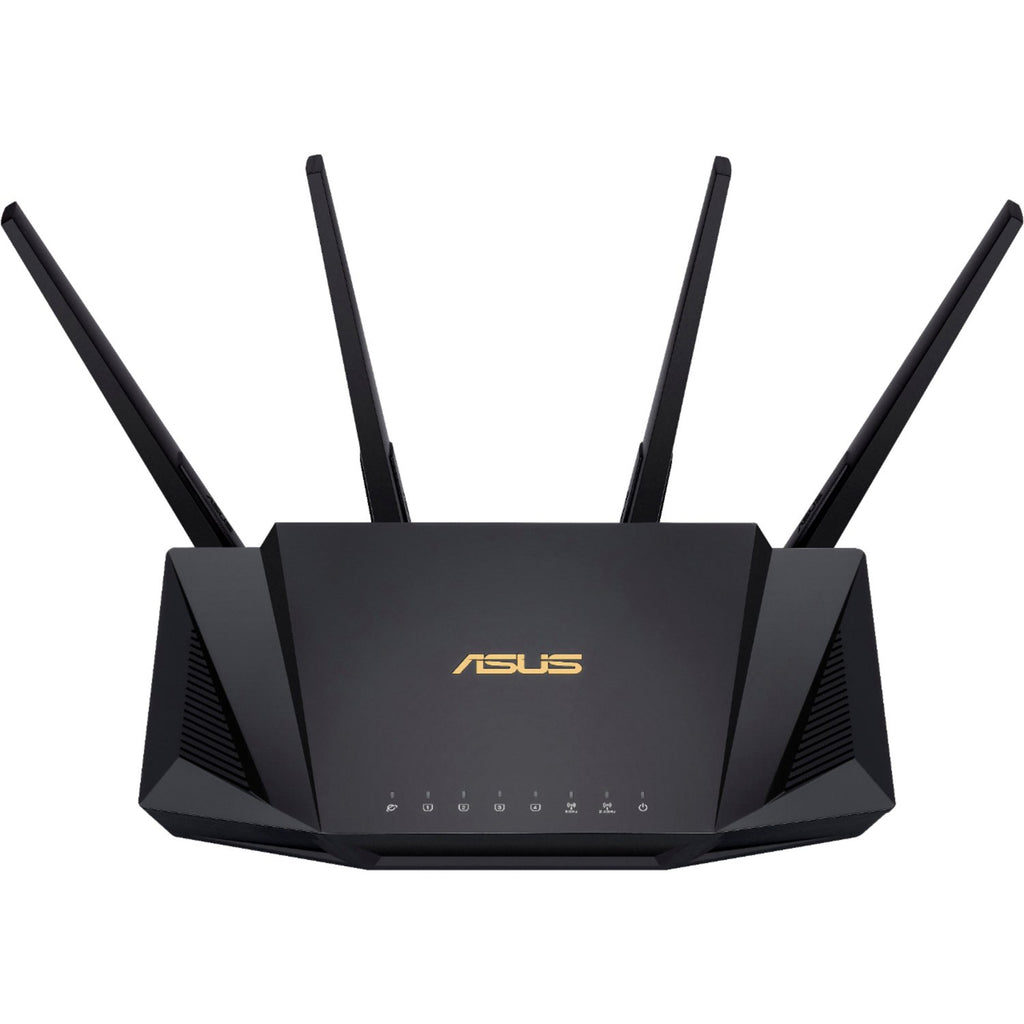 ASUS - Wireless-AX3000 Dual-Band Wi-Fi Router - Black