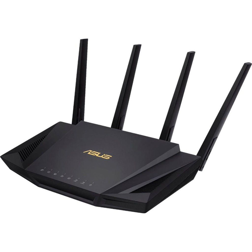 ASUS - Wireless-AX3000 Dual-Band Wi-Fi Router - Black