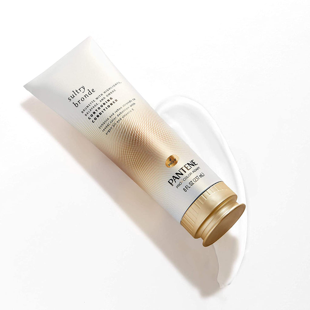 Pantene Sultry Bronde Contouring Conditioner for Color Treated Hair, Paraben Free, 8.0 fl oz