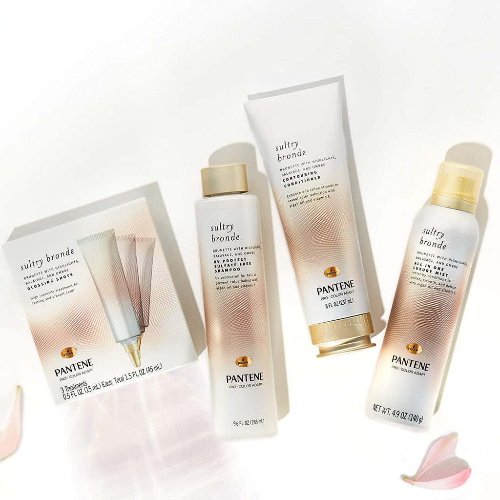 Pantene Sultry Bronde Contouring Conditioner for Color Treated Hair, Paraben Free, 8.0 fl oz