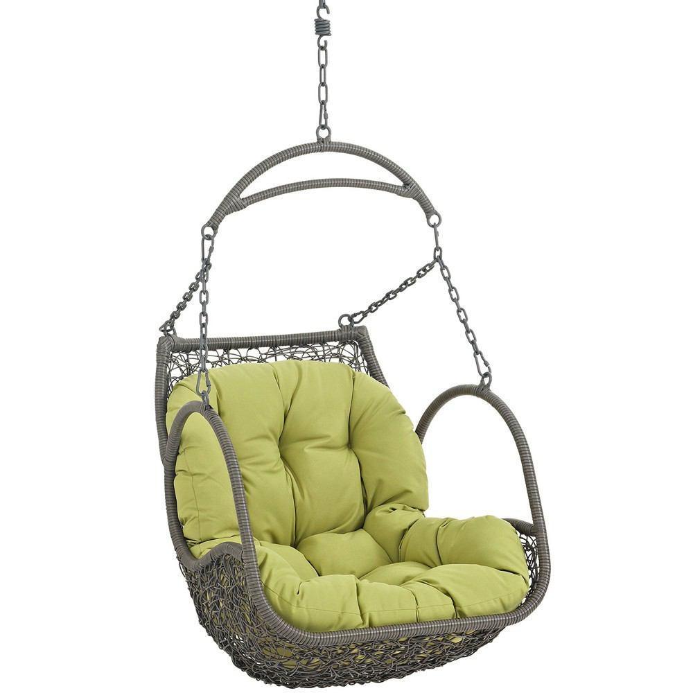 Modway Arbor Outdoor Patio Swing Chair Without Stand - Peridot