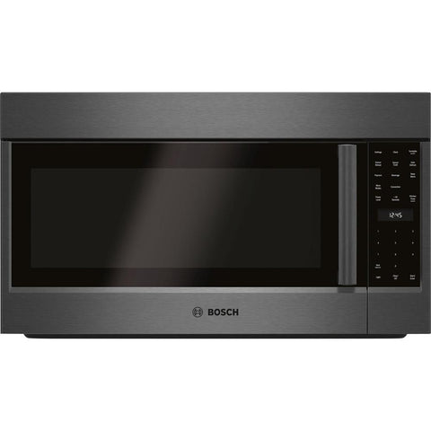 Bosch - 800 Series 1.8 Cu. Ft. Convection Over-the-Range Microwave - Black Stainless Steel