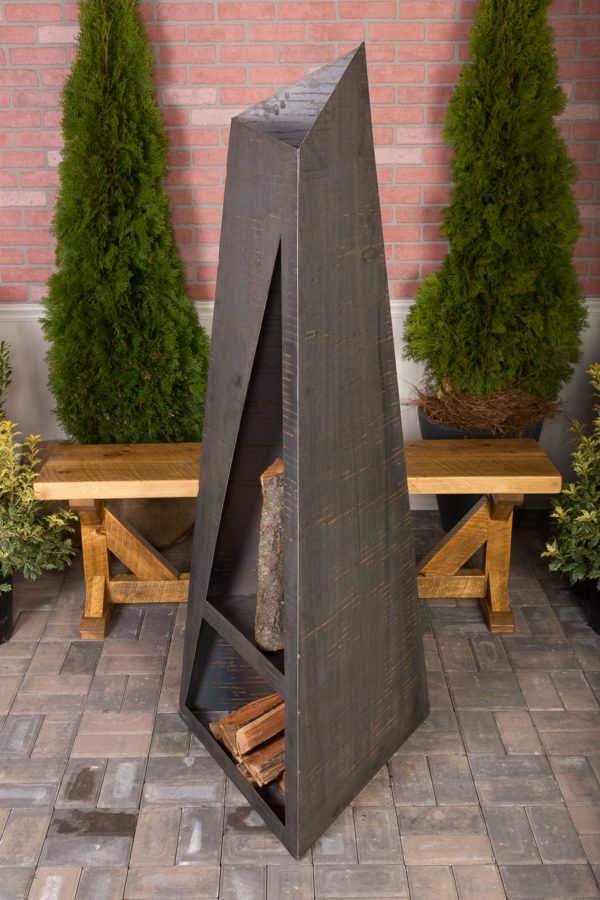 Napa East Night Torch Outdoor Fireplace