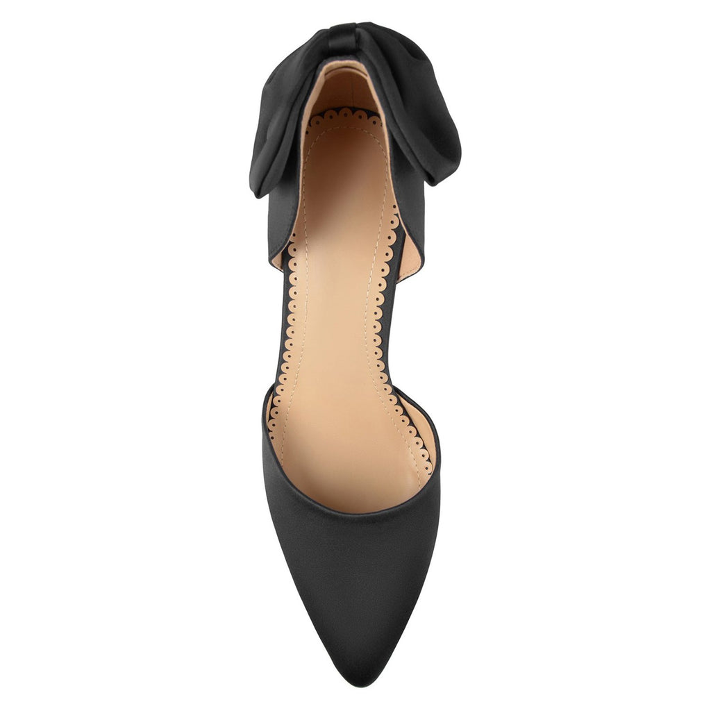 JOURNEE Collection Tanzi D'Orsay Bow Pump